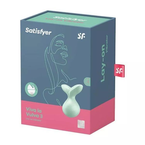 Минивибромассажер Satisfyer Viva la Vulva 3 Mint SO7786