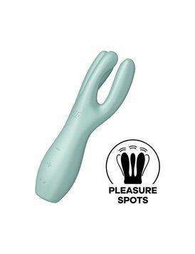 Клиторальный вибратор Satisfyer Threesome 3 Mint с тремя пальчиками SO6102