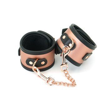 Поножі Liebe Seele Rose Gold Memory Ankle Cuffs, натуральна шкіра, рожеве золото SO9497