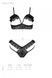 Эротический комплект Passion DOLLY SET, S/M, black, с открытыми чашками SO9705 фото 5