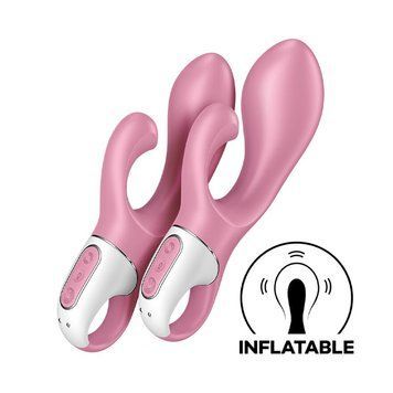 Вібратор-кролик надувний Satisfyer Air Pump Bunny 2 SO8412