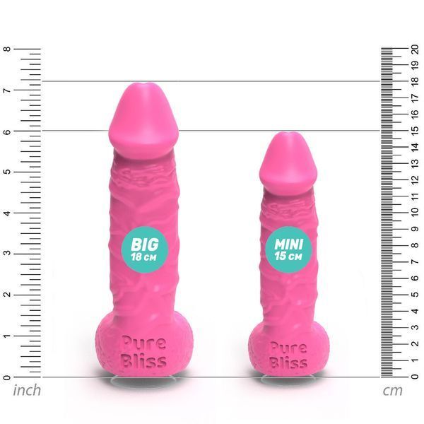 Мило у формі пеніса Pure Bliss MINI Pink, крафтове мило-член, натуральне SO6354