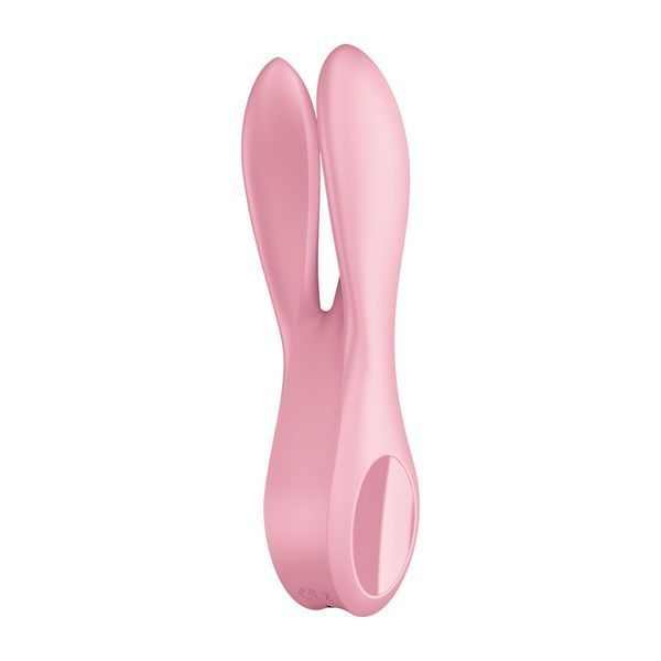 Кліторальний вібратор Satisfyer Threesome 1 Pink з трьома гнучкими пальчиками SO6985