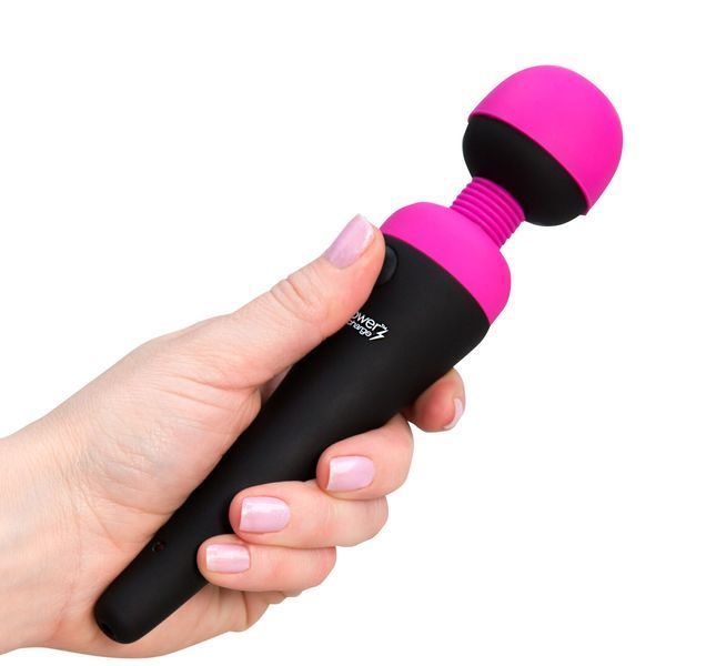 Вибромассажер PalmPower Recharge Pink, перезаряжаемый, гибкая головка, тревел-замок SO8902