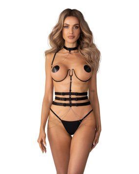 Портупея Obsessive Premisis Black harness S/M/L SX3117