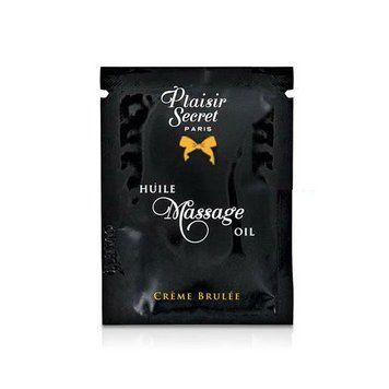 Пробник массажного масла Plaisirs Secrets Creme Brulee (3 мл) SO1211