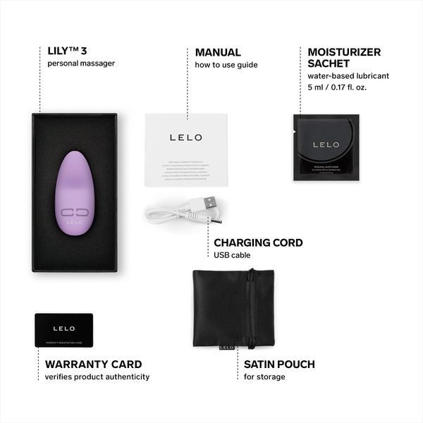 Мінівібратор для клітора LELO Lily 3 Calm Lavender, 10 режимів, дуже потужний SX0693