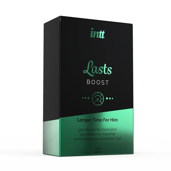 Гель-пролонгатор для мужчин Intt Lasts Boost (15 мл) SO2933