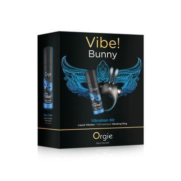 Набор Orgie Vibe Bunny: жидкий вибратор и эрекционное виброкольцо SX3137