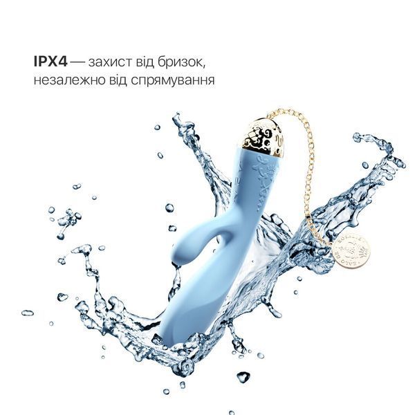 Смартвібратор-кролик Zalo &mdash; Rosalie Royal Blue SO6665