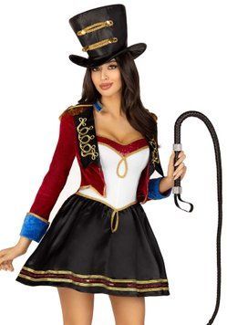 Костюм дресирувальниці Leg Avenue Ringmaster Costume S, сукня, капелюх SO9193