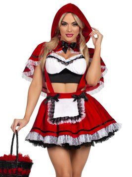Костюм Красной Шапочки Leg Avenue Flirty Miss Red Top and Skirt S SX2783