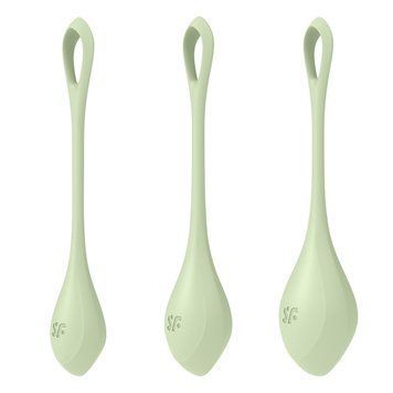Набор йони-бусин Satisfyer Yoni Power 2 Light Green, диаметр 2-2,5-3 см, масса 22-44-73 г SO5549