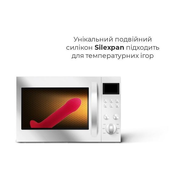 Дилдо з присоскою Adrien Lastic Hitsens 2 Pink, відмінно для страпона, макс. діам. 4см, довж. 16,7см AD24011