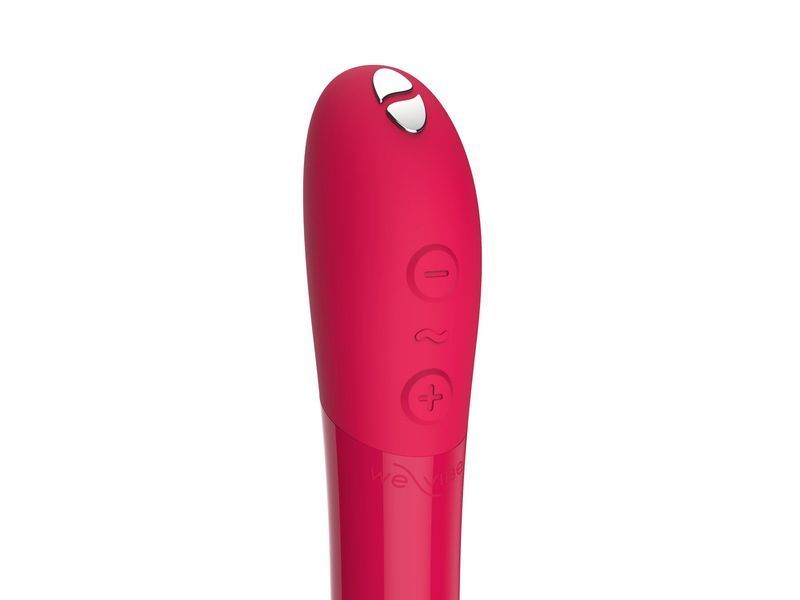 Потужна віброкуля Tango X Cherry Red by We-Vibe, 7 режимів вібрації, 8 рівнів інтенсивності SO6932