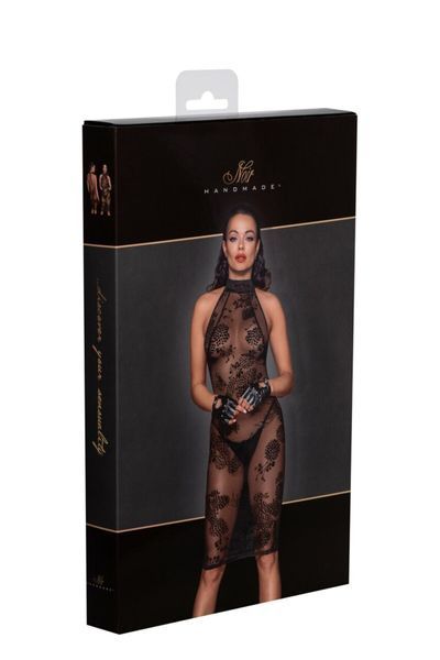 Платье Noir Handmade F240 Midi tulle dress with velvet straps, XL SX0142