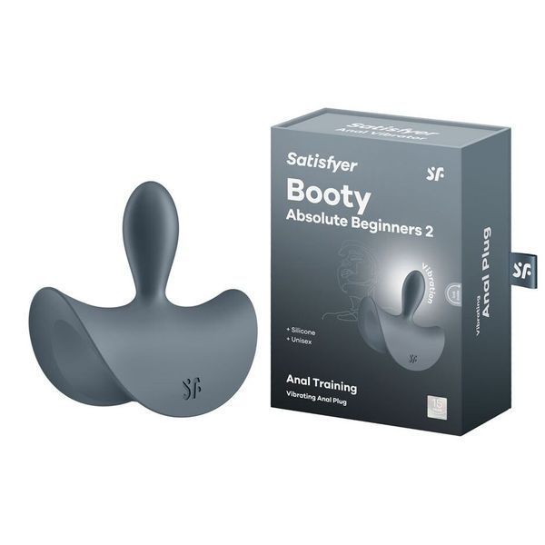 Анальная вибропробка Satisfyer Booty Absolute Beginners 2, для начинающих, вводимая часть 3,5 см SX0665