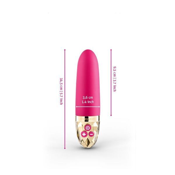 Вібратор Mystim Sleak Freak Pink, 8 режимів, внутрішня та зовнішня стимуляція SO8140