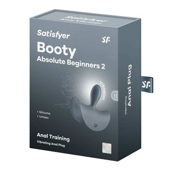 Анальная вибропробка Satisfyer Booty Absolute Beginners 2, для начинающих, вводимая часть 3,5 см SX0665