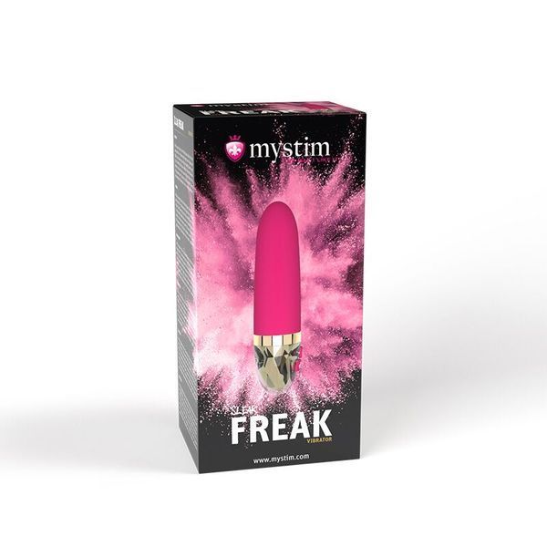 Вібратор Mystim Sleak Freak Pink, 8 режимів, внутрішня та зовнішня стимуляція SO8140