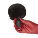 Анальная пробка с кроличьим хвостиком Punishment Bunny Tail Silicone Plug Black, 2,8 см SX2235 фото 3