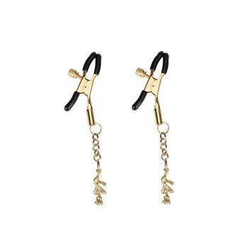 Зажимы для сосков Liebe Seele Rose Pendant Nipple Clamps Gold SX1689
