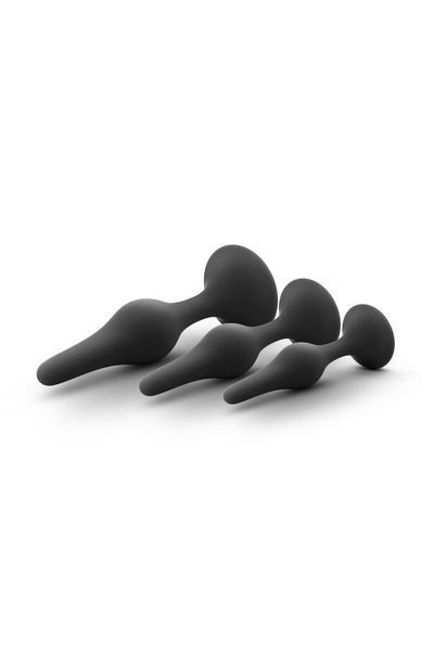 Набір анальних пробок Blush Luxe Beginner Plug Kit Black SX3071