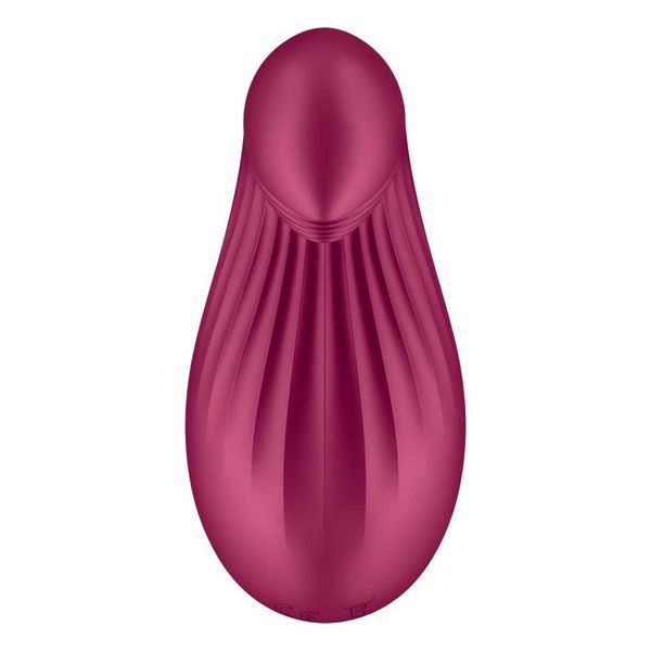 Вибратор Satisfyer Dipping Delight Berry, 2 мотора, гибкий кончик SO6990