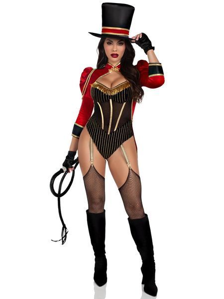 Костюм циркачки Leg Avenue Ravishing Ringmaster Bodysuit L SX2785