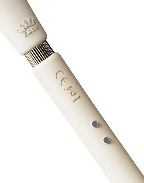 Роскошный вибромассажер Zalo &ndash; Calla Ivory White, двусторонний, 2 мотора SX1281