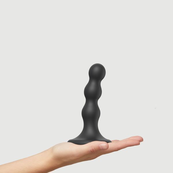 Насадка для страпона Strap-On-Me Dildo Plug Balls Black S SO8991