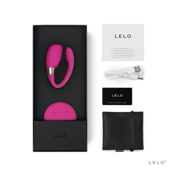 Вібратор для пар LELO Tiani 3 Cerise, 2 мотори, пульт ДК SO8115