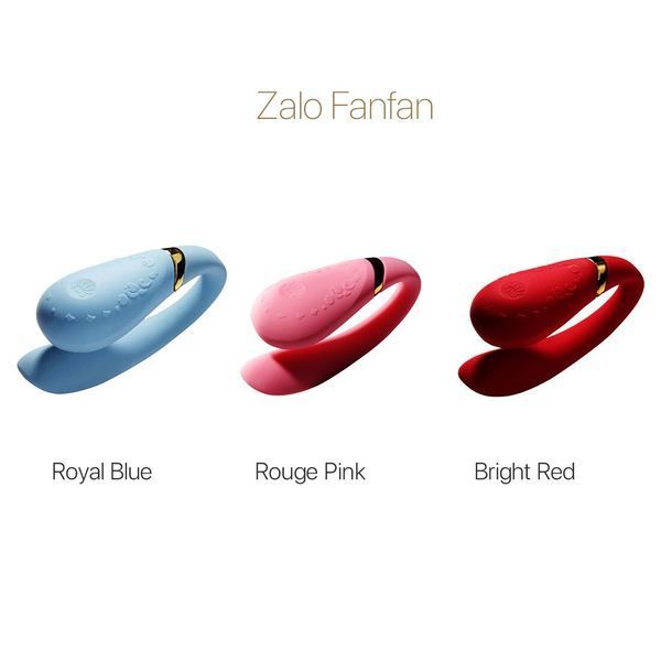 Смартвібратор для пар Zalo &mdash; Fanfan Royal Blue SO6668
