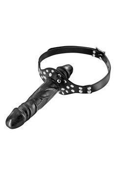 Кляп з подвійним фалоімітатором Fetish Tentation Double Penis Gag SO3736
