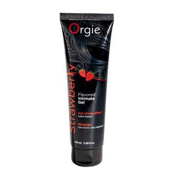Лубрикант на водній основі Orgie Lube Tube Strawberry, 100 мл, зі смаком та ароматом полуниці SX1525