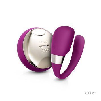 Вібратор для пар LELO Tiani 3 Deep Rose, 2 мотори, пульт ДК SO8116