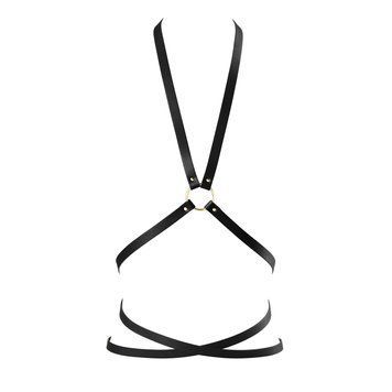 Портупея з екошкіри Bijoux Indiscrets Maze &ndash; Multi-Way Body Harness Black SO5914