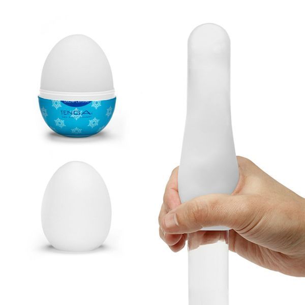 Мастурбатор-яйцо Tenga Egg Snow Crystal с охлаждающим лубрикантом SO8063