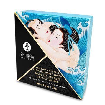 Сіль для ванни Shunga Moonlight Bath &ndash; Ocean Breeze (75 гр), сіль Мертвого моря, ароматичні олії SO2540