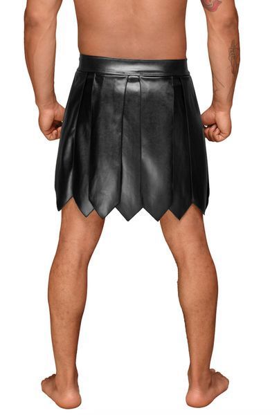 Мужская юбка гладиатора Noir Handmade H053 Eco leather men's gladiator skirt, XL, экокожа SX0074