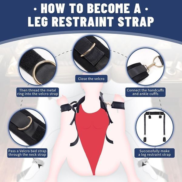 БДСМ-набір LOCKINK YEAHWOW Bed Restraint set SX2844