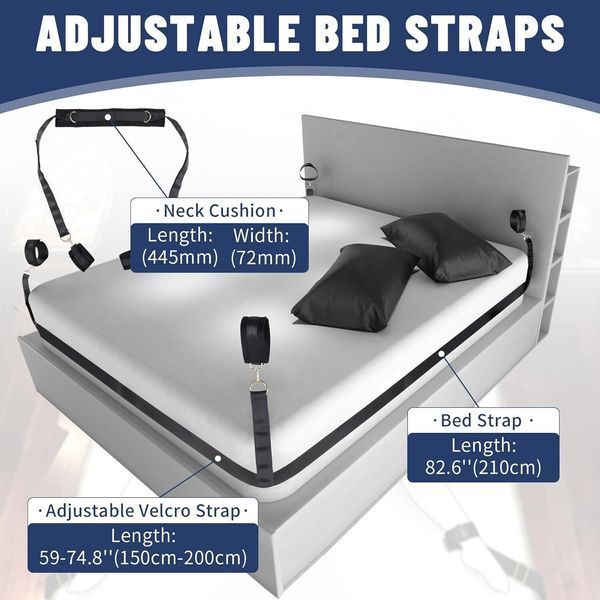 БДСМ-набір LOCKINK YEAHWOW Bed Restraint set SX2844
