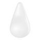 Вибратор для наружной стимуляции Satisfyer Dew Drop White, 2 мотора, 12 режимов, мягкий корпус SX1212 фото 4
