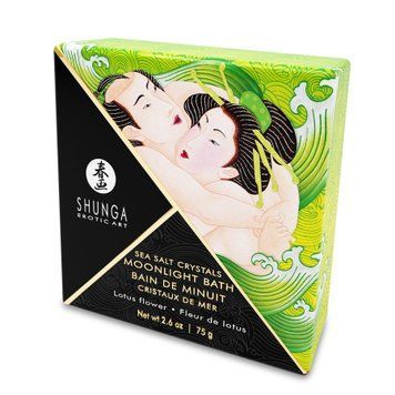 Сіль для ванни Shunga Moonlight Bath &ndash; Lotus Flower (75 г), сіль Мертвого моря, ароматичні олії SO2542