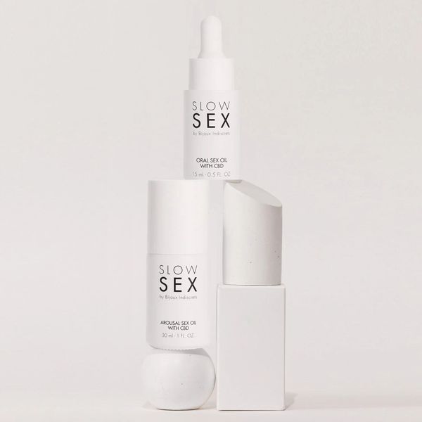 Масло для возбуждения Bijoux Indiscrets SLOW SEX Arousal Sex Oil CBD (30 мл) SO9342