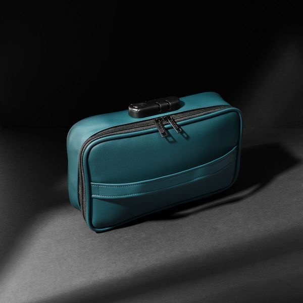 Кейс для іграшок Dorcel DISCREET BOX LUXURY GREEN, кодовий замок, 27&times;16&times;7,62 см SX1110