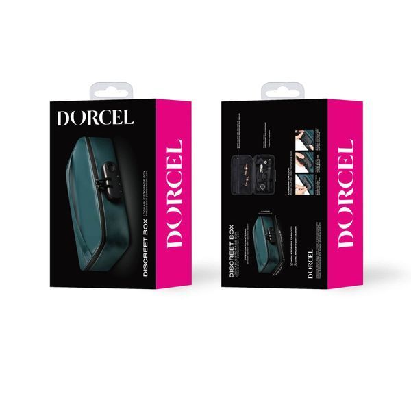 Кейс для іграшок Dorcel DISCREET BOX LUXURY GREEN, кодовий замок, 27&times;16&times;7,62 см SX1110