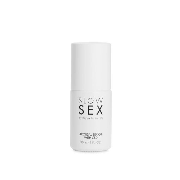 Масло для возбуждения Bijoux Indiscrets SLOW SEX Arousal Sex Oil CBD (30 мл) SO9342