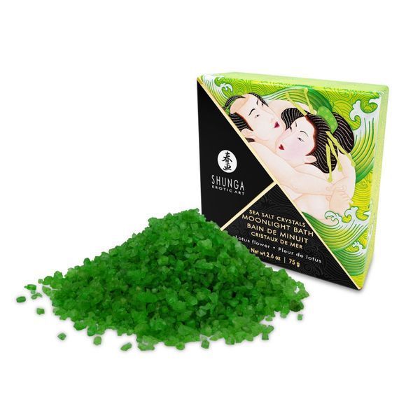 Сіль для ванни Shunga Moonlight Bath &ndash; Lotus Flower (75 г), сіль Мертвого моря, ароматичні олії SO2542