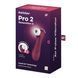 Вакуумный клиторальный стимулятор Satisfyer Pro 2 Generation 3 with Liquid Air Wine Red SO7772 фото 6